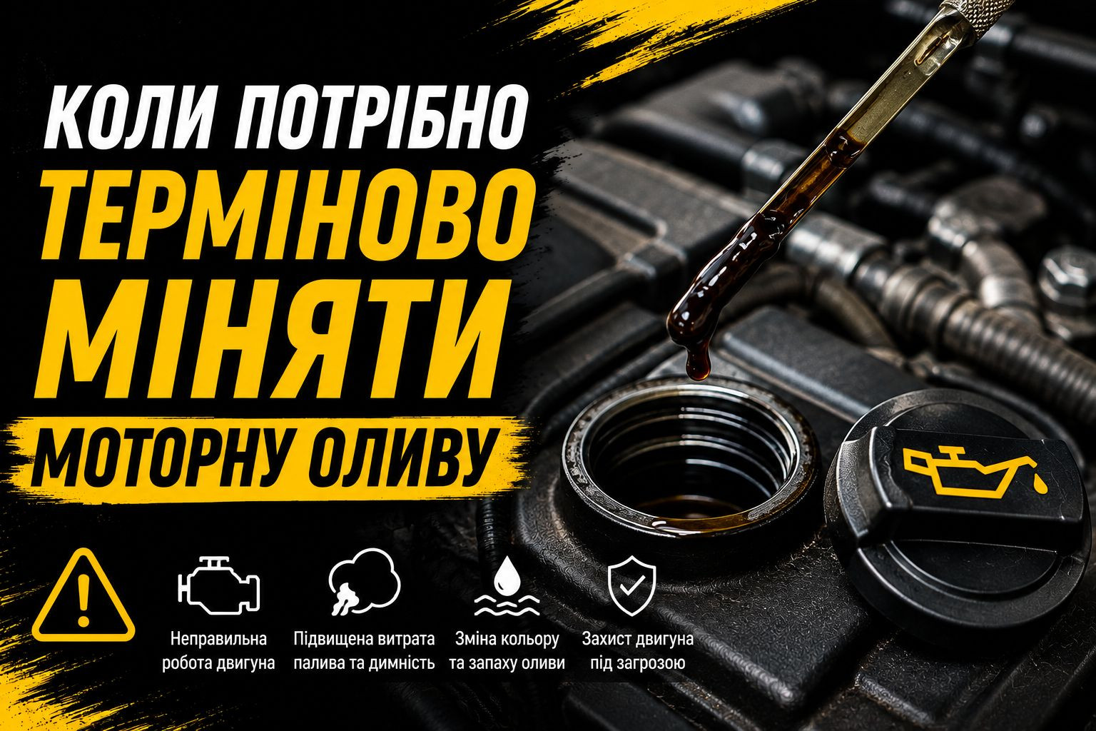 Коли потрібно терміново міняти моторну оливу