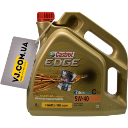 Castrol EDGE Titanium FST 5W-40, 4 л (1535F3) моторна олива