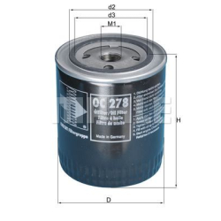 OC278 MAHLE Масляный фильтр