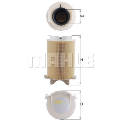 LX1566 KNECHT Воздушный фильтр