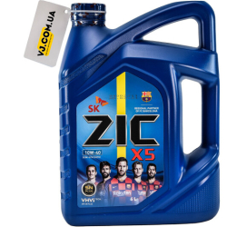 ZIC X5 10W-40 6 л, (172622) моторна олива