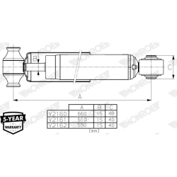 V2160 MONROE Амортизатор
