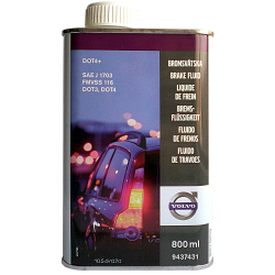 Volvo Brake Fluid DOT 4, 0,8 л (32214958) тормозная жидкость металлическая тара