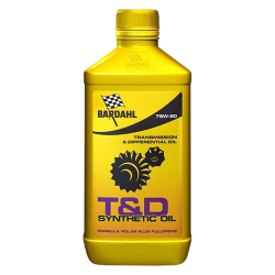 Bardahl T&D Synthetic Oil 75W-90, 1 л (425140) синтетическое трансмиссионное масло