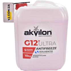 Готовый антифриз Akvilon Ultra G12+ красный -40 °C