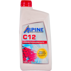 Alpine G12 червоний, 1,5 л (118515) концентрат антифризу