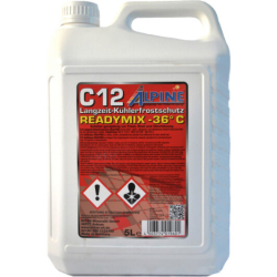 Готовый антифриз Alpine Ready Mix G12 красный -36 °C