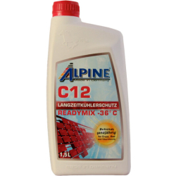 Готовый антифриз Alpine Ready Mix G12 красный -36 °C