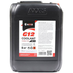 Готовый антифриз Axxis Coolant Ready-Mix G12 красный -36 °C