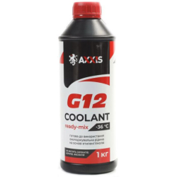 Готовый антифриз Axxis Coolant Ready-Mix G12 красный -36 °C