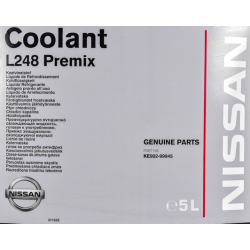 Готовий антифриз Nissan Coolant L248 Premix G11 зелений -38 °C