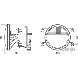 LEDFOG201 OSRAM Комплект противотуманных фар