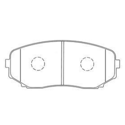 E1N053 AISIN Комплект тормозных колодок, дисковый тормоз
