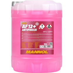 Готовый антифриз Mannol AF12+ Longlife G12+ красный -40 °C