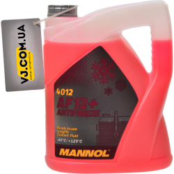 Готовый антифриз Mannol AF12+ Longlife G12+ красный -40 °C