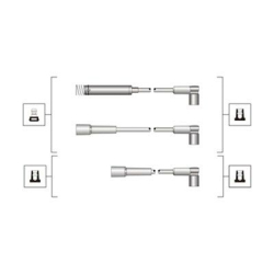 941319170072 MAGNETI MARELLI Комплект проводов зажигания