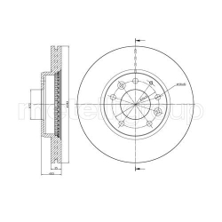 23-0621C METELLI Тормозной диск