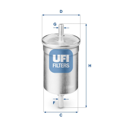 31.710.00 UFI Топливный фильтр