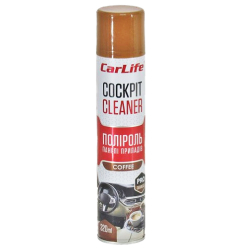 Полироль для салона Carlife Cockpit Cleaner кофе 320 мл CF327