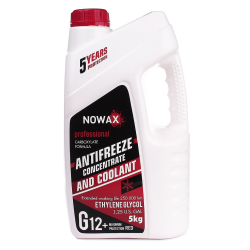 Nowax G12+ червоний, 5 л (NX05004) концентрат антифризу