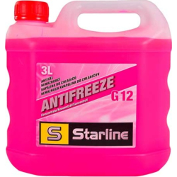 Starline G12 красный, 3 л (S NA G12-3) концентрат антифриза