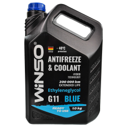 Готовый антифриз Winso G11 синий -40 °C