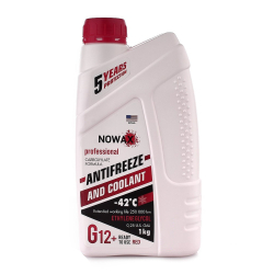Готовий антифриз Nowax G12+ червоний -42 °C