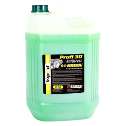 Готовый антифриз VIPOIL Profi 30 G11 зеленый -24 °C