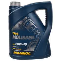 Mannol Molibden Benzin 10W-40 5 л, (MN7505-5) моторна олива