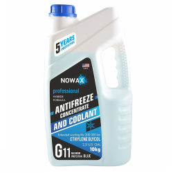 Nowax Antifreeze Blue G11 синий, 10 л (NX10004) концентрат антифриза