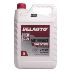 Belauto AntiFreeze G12+ красный, 5 л (AF1350) концентрат антифриза
