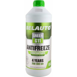 Belauto Antifreeze G11 зеленый, 1.5 (AF1217) концентрат антифриза