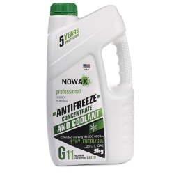 Nowax G11 зелений, 5 л (NX05005) концентрат антифризу