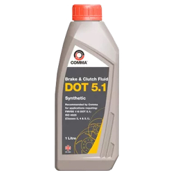 Comma DOT 5.1 Brake Fluid, 1 л (DOT51SYNT1L) тормозная жидкость