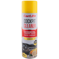 Carlife Cockpit Cleaner лимон, 500 мл (CF503) поліроль для салону