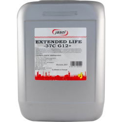 Jasol Extended Life G12+ рожевий -37 °C, 20 л (0325115) готовий антифриз