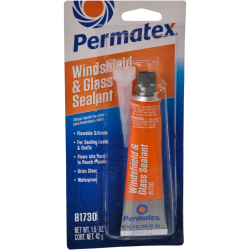 Permatex Flowable Silicone Windshield & Glass Sealer прозорий герметик, 42 мл (81730)