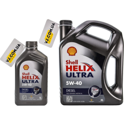 Shell Helix Diesel Ultra 5W-40 1 л, (550040551) моторное масло