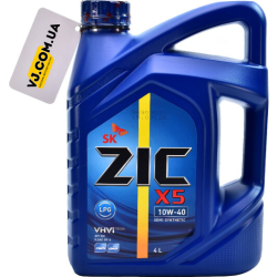ZIC X5 LPG 10W-40 4 л, (162666) моторна олива