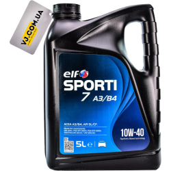Elf Sporti 7 A3/B4 10W-40 5 л, (214254) моторна олива
