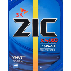 ZIC X5000 15W-40 6 л, (172604) моторна олива