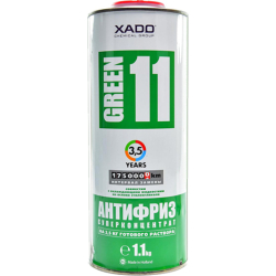 Xado Green 11 G11 зеленый, 1 л (XA50004) концентрат антифриза