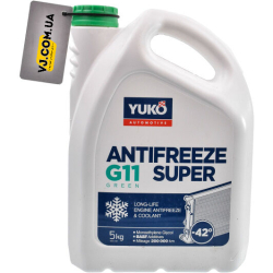 Готовий антифриз Yuko Super G11 зелений -42 °C