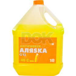 Готовий антифриз АЛЯSКА G13 жовтий -40 °C