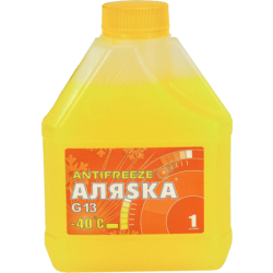 Готовий антифриз АЛЯSКА G13 жовтий -40 °C