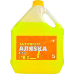 Готовий антифриз АЛЯSКА G13 жовтий -40 °C