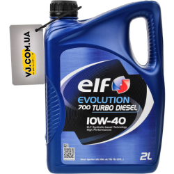 Elf Evolution 700 Turbo Diesel 10W-40 2 л, (201548) моторна олива
