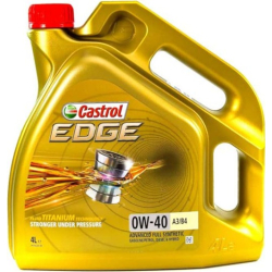 Castrol EDGE A3/B4 Titanium FST 0W-40 4 л, (CASEDGE0W404L) моторна олива