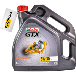 Castrol GTX C4 5W-30 4 л, (GTX5W30C44L) моторна олива