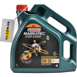 Castrol Magnatec Stop-Start D 0W-30 4 л, (CASMAGN0W30D4L) моторна олива